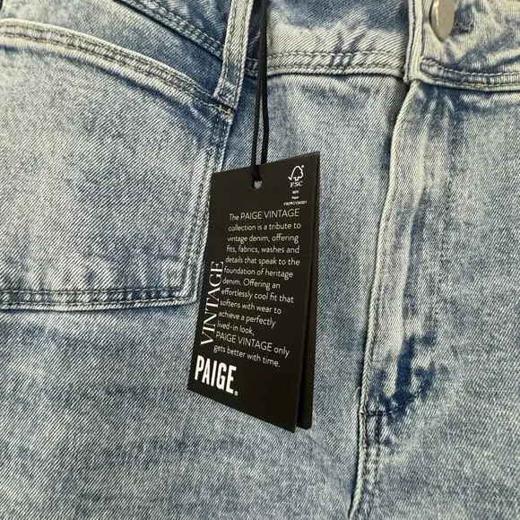 Paige Women's Alivia leenah 32' High Rise Ankle Wide Leg Jeans Size 31 NWT